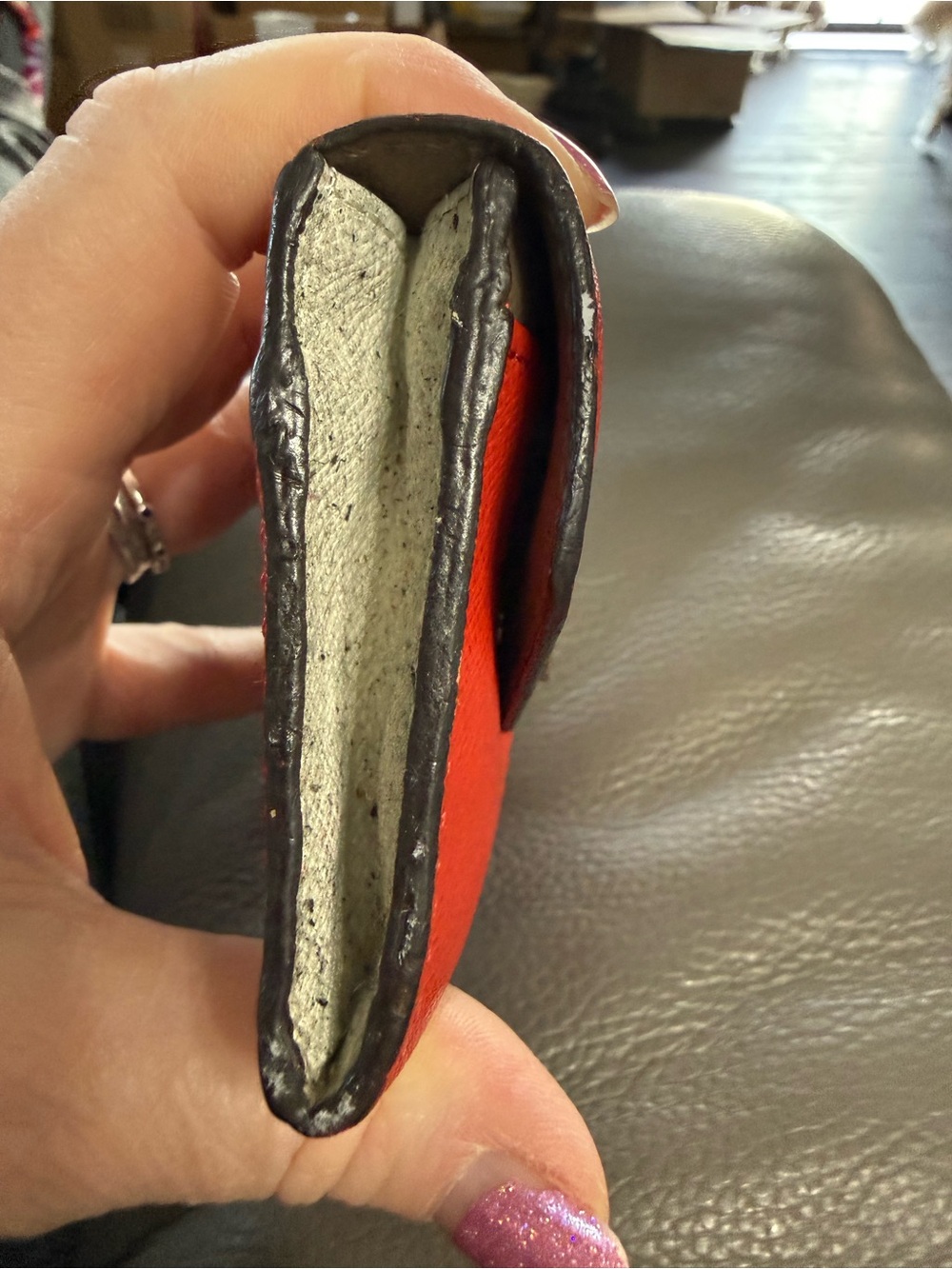 Michael Kors Red Wristlet - Picture 5 of 6